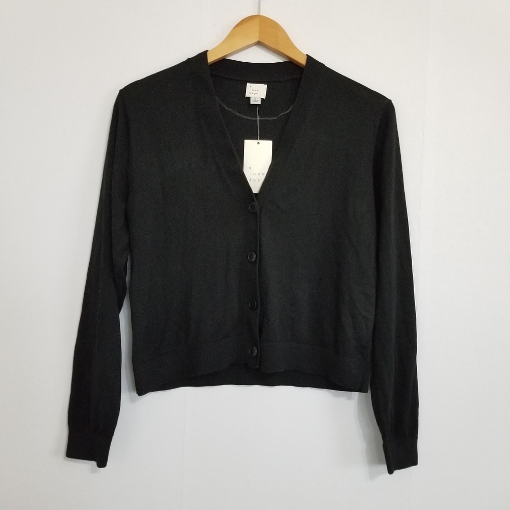 a new day Black Cardigan Sweater